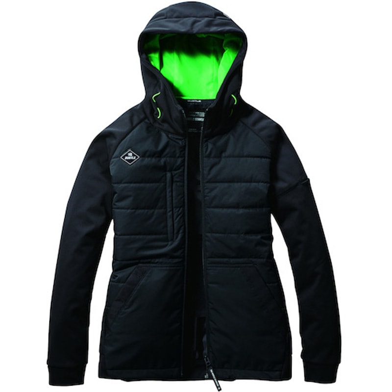 3220-35-S ヒーターフーディジャケット3220 バートル ブラック色 サイズS着丈66cm 4,966円