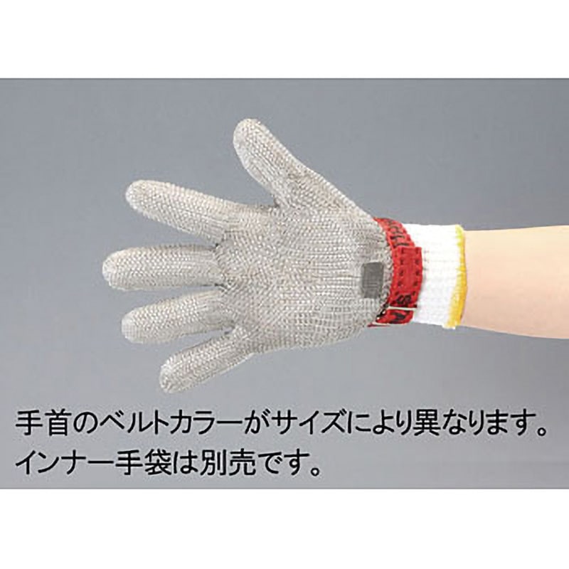EA354SE-3A [M] 手袋(5本指/ステンレス製/左右兼用) エスコ 耐切創機能