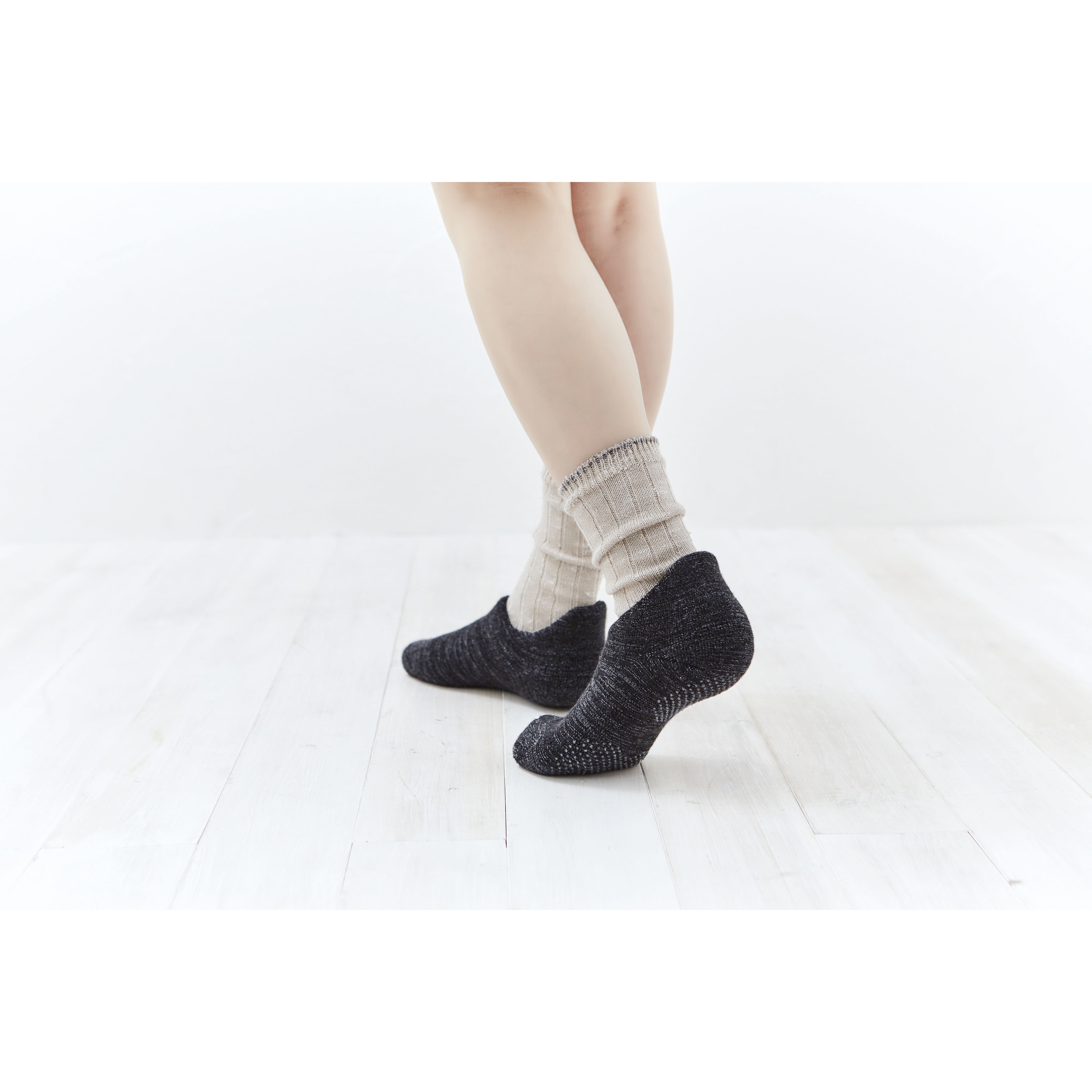 272851 備長炭ホームソックス コジット 防寒 サイズ22.5～25cm 1個