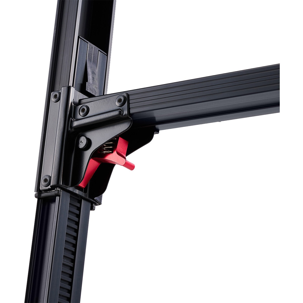 LUB2-45 脚部伸縮2連はしご ブラック・プッシュアップタイプ