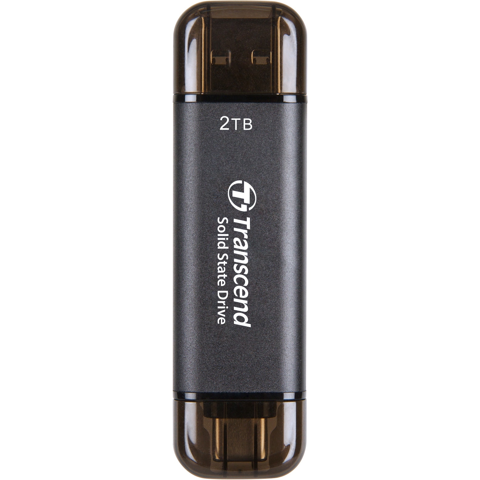 外付けSSD ポータブルSSD スティックタイプ　2TB Type-C 新品 Transcend スティックSSD 2TB ESD300 Type-C ポータブルSSD 外