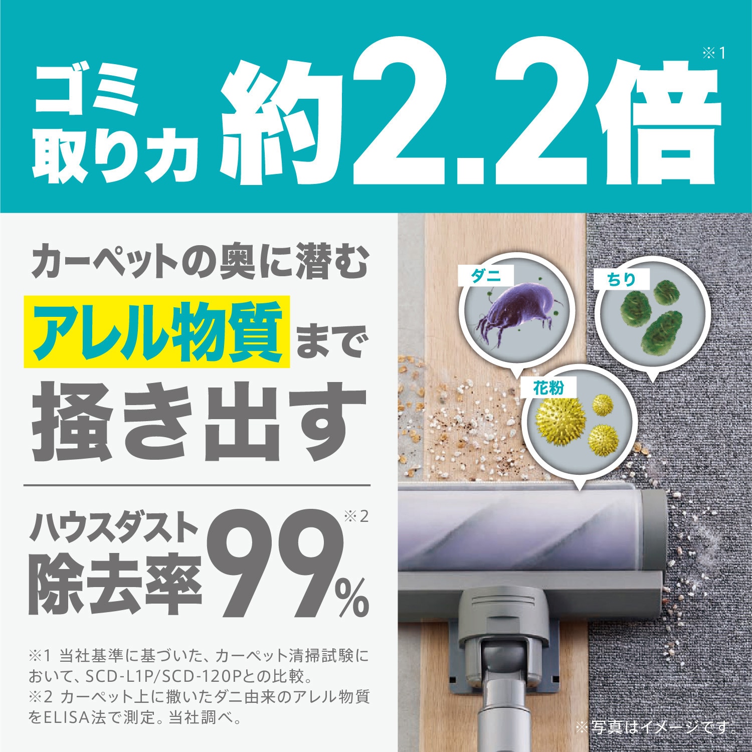 SCD-210P-H 充電式サイクロンスティック掃除機 SUUZE 1台 SCD-210P-H 充電式サイクロンスティック掃除機 SUUZE 1台