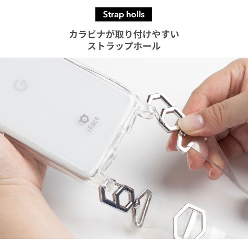 41-957042 [iPhone 14 Pro専用]iFace Hang and クリアケース 1個