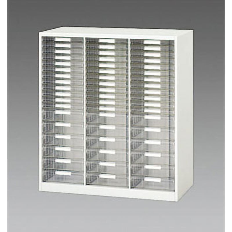 EA954DH-34 900x400x1030mm トレー型キャビネット エスコ サイズA4/B4  EA954DH-34