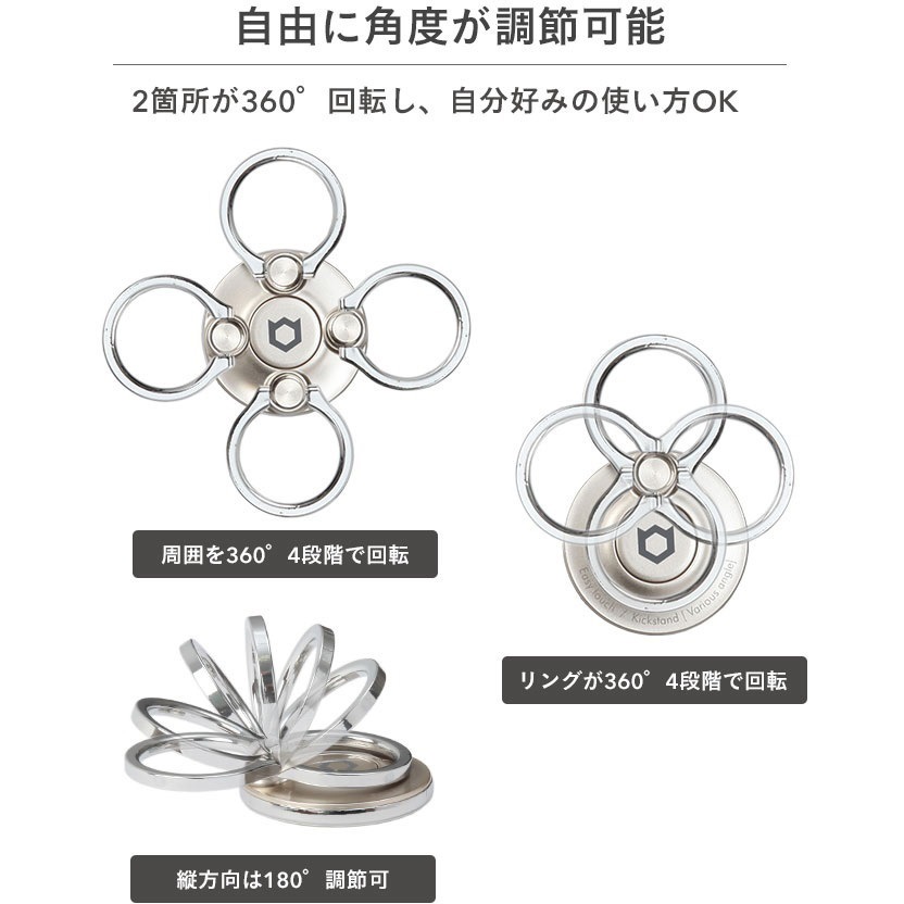41-195758 iFace Finger Ring Holder インナーサークルタイプ 1個