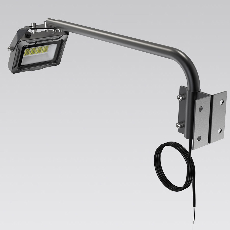 購入者様指定商品 LED ロングアーム スポットライト ブラック ２本セット LD-K2M 高演色 看板灯 一体型LEDアームライト 30W 約60cmアーム ワイド