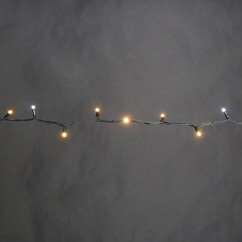 SJX-E05F-10LW LEDストリングSJX(フラッシュミックスタイプ) DENSAN(デンサン/ジェフコム) 長さ10m  SJX-E05F-10LW