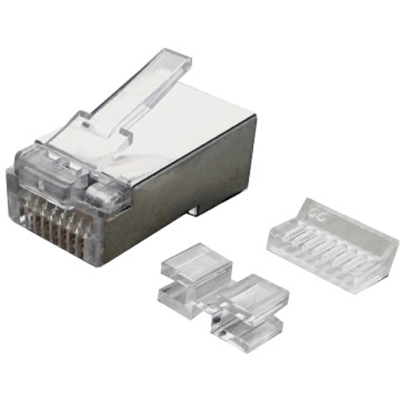 M6-3P-865S カテゴリー6 モジュラープラグ(単線・より線共用タイプ) DENSAN(デンサン/ジェフコム) 入数25個