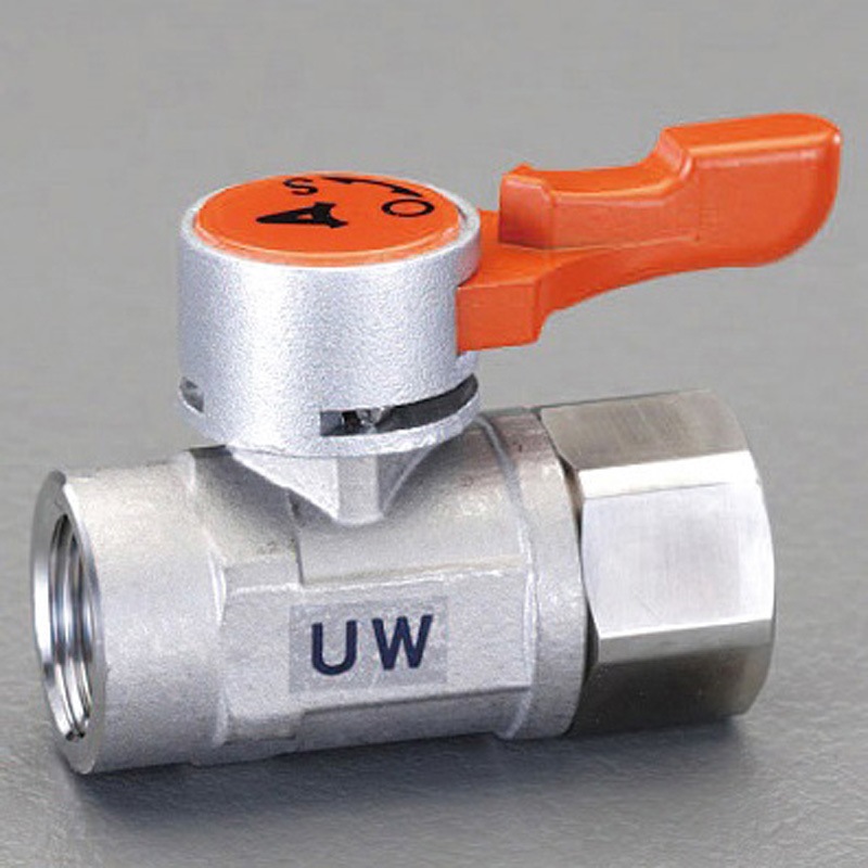 EA425CA-3 Rc3/8"xRc3/8" ミニボールバルブ(ステンレス製) 1個 エスコ 【通販モノタロウ】