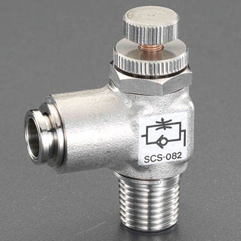 EA425DG-6 R 1/4"x 6mm スピードコントローラー(ステンレス製) 1個 エスコ 【通販モノタロウ】