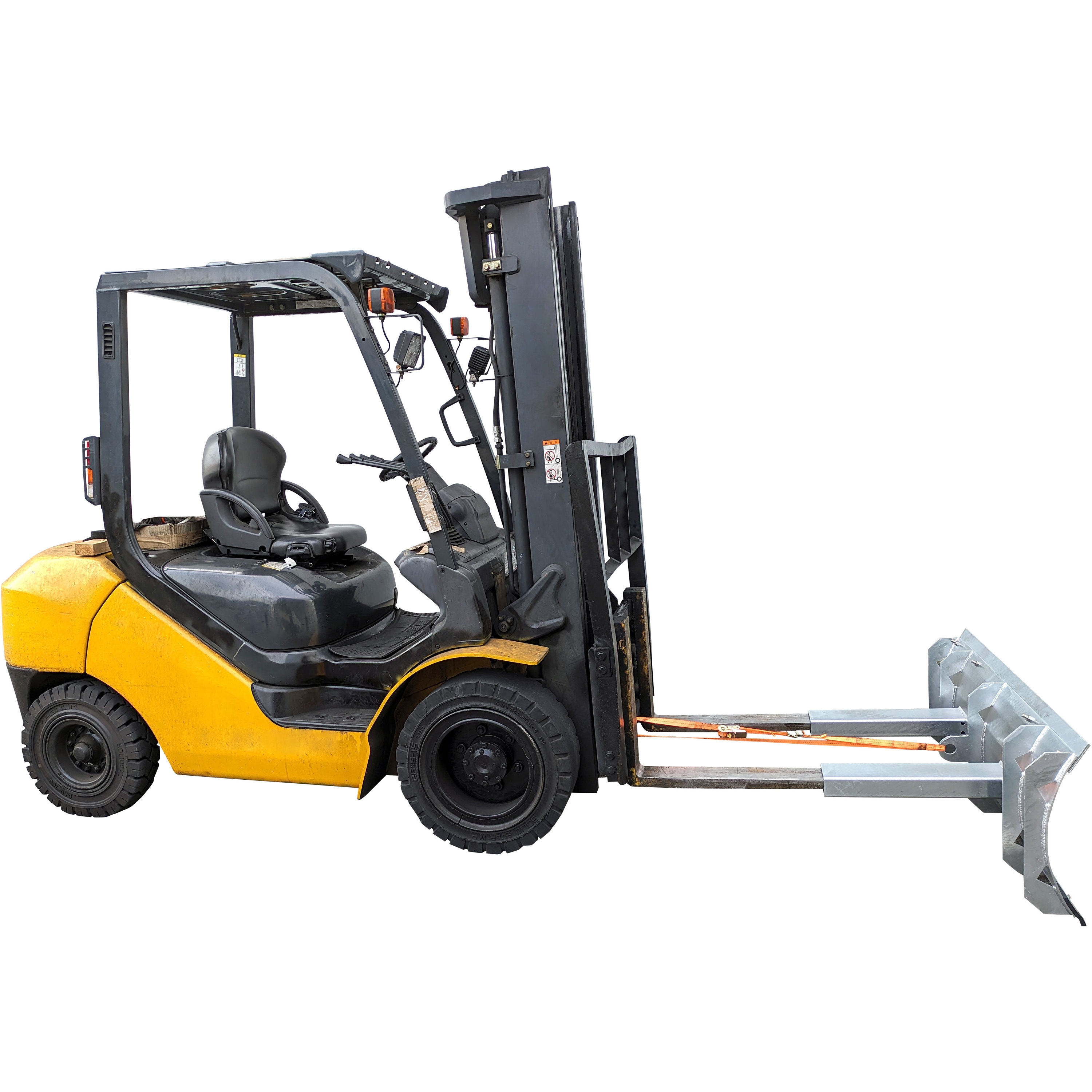 15 フォークリフト用スノープラウ(鉄/ゴム両面刃) 1台 東日興産(TN