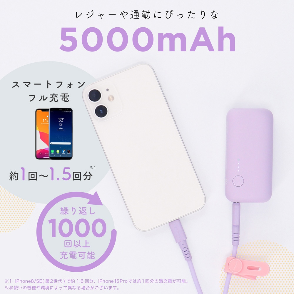 MOT-MB5001-ECPS モバイルバッテリー MOTTERU バッテリー容量