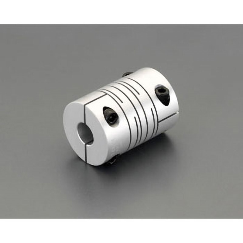 EA969BD-11 9.525x10mm/25mmフレキシブルカップリング(クランピング) エスコ スリットタイプ 全長31mm  EA969BD-11