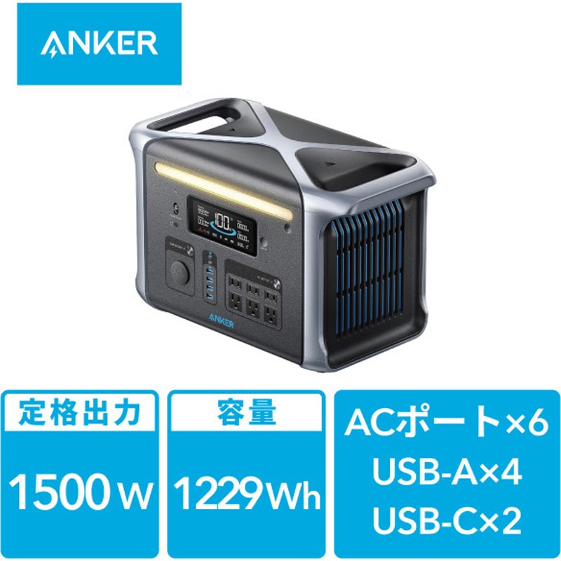 A1770513 Anker 757 Portable Power Station (PowerHouse 1229Wh