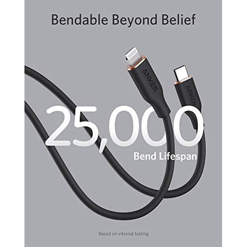 A8663N11 Anker PowerLine III Flow USB-C & ライトニング A8663N11 Anker PowerLine III Flow USB-C & ライトニング