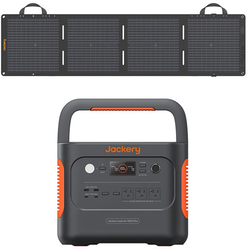 JSG-1010E Jackery ポータブル電源 1000Plus ソーラーパネル1枚セット