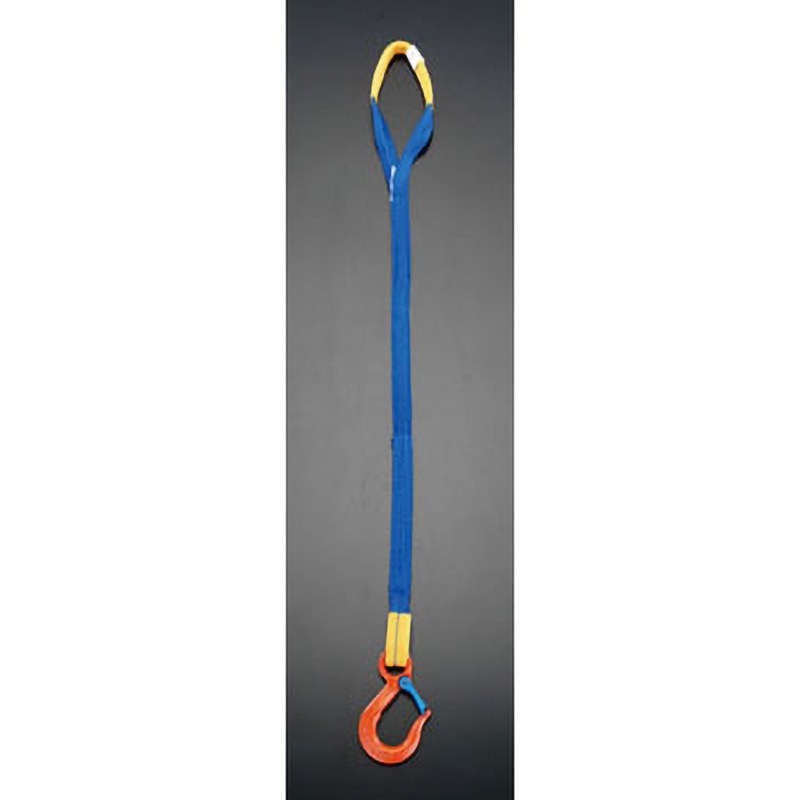 EA981EA-1A 0.63tonx1.0m 金具付スリング(1本懸け) エスコ ベルト幅25mm  EA981EA-1A