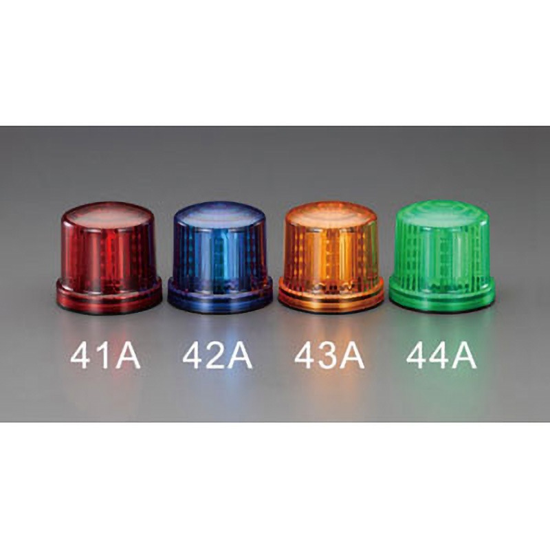EA983FS-41A [単3x4本] LED回転灯(赤色) エスコ 寸法Φ125×115mm  EA983FS-41A
