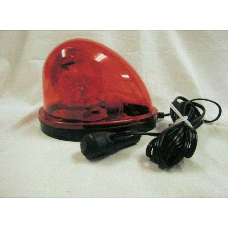 EA983FS-51A DC12V/24V 自動車用ハイパワーLED回転灯(赤色) エスコ 寸法145×200×140(H)mm  EA983FS-51A