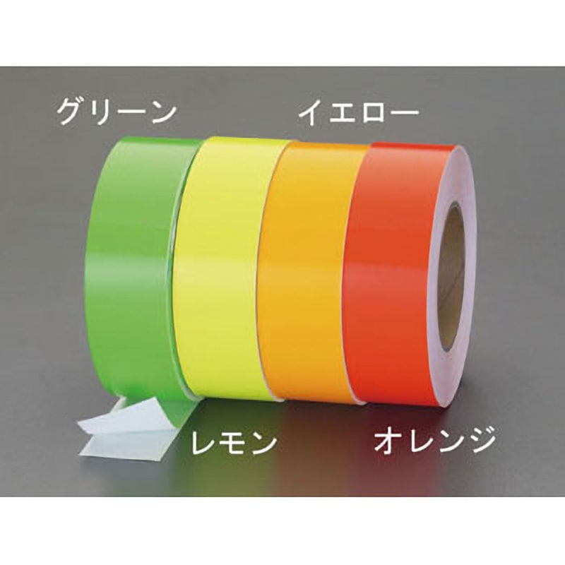 EA983GF-20G 20mmx30m 蛍光粘着テープ(グリーン) 1個 エスコ 【通販モノタロウ】