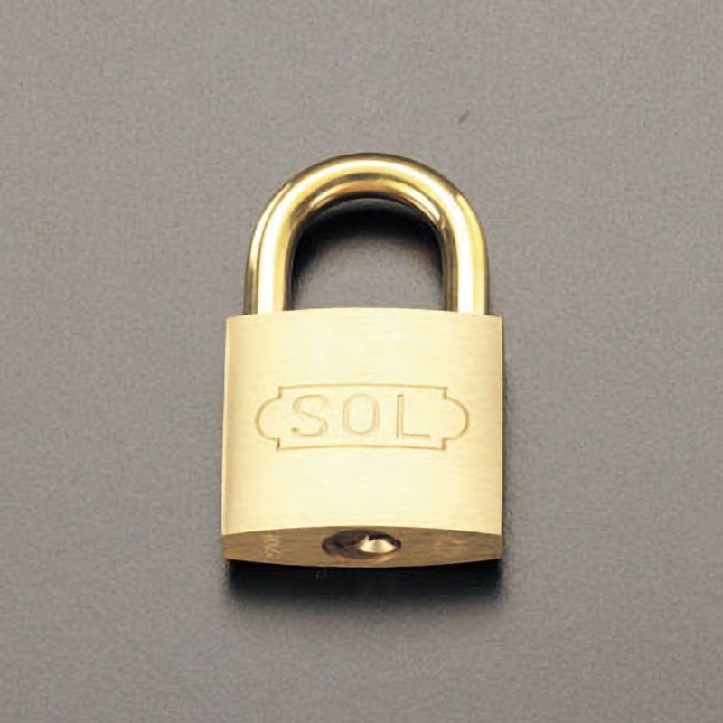 EA983TC-31 70mm シリンダー錠(同一キー) エスコ 真鍮