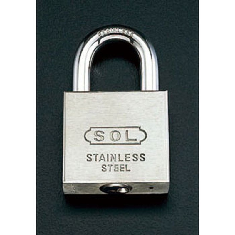 EA983TK-50S 50mm シリンダー南京錠(同一キー/ステンレス製) 1個 エスコ 【通販モノタロウ】 7,519円