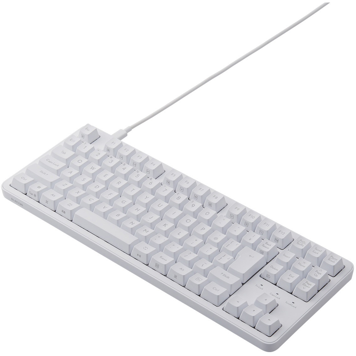 TK-MC30UKTWH キーボード 有線 着脱式USBケーブル メカニカル式