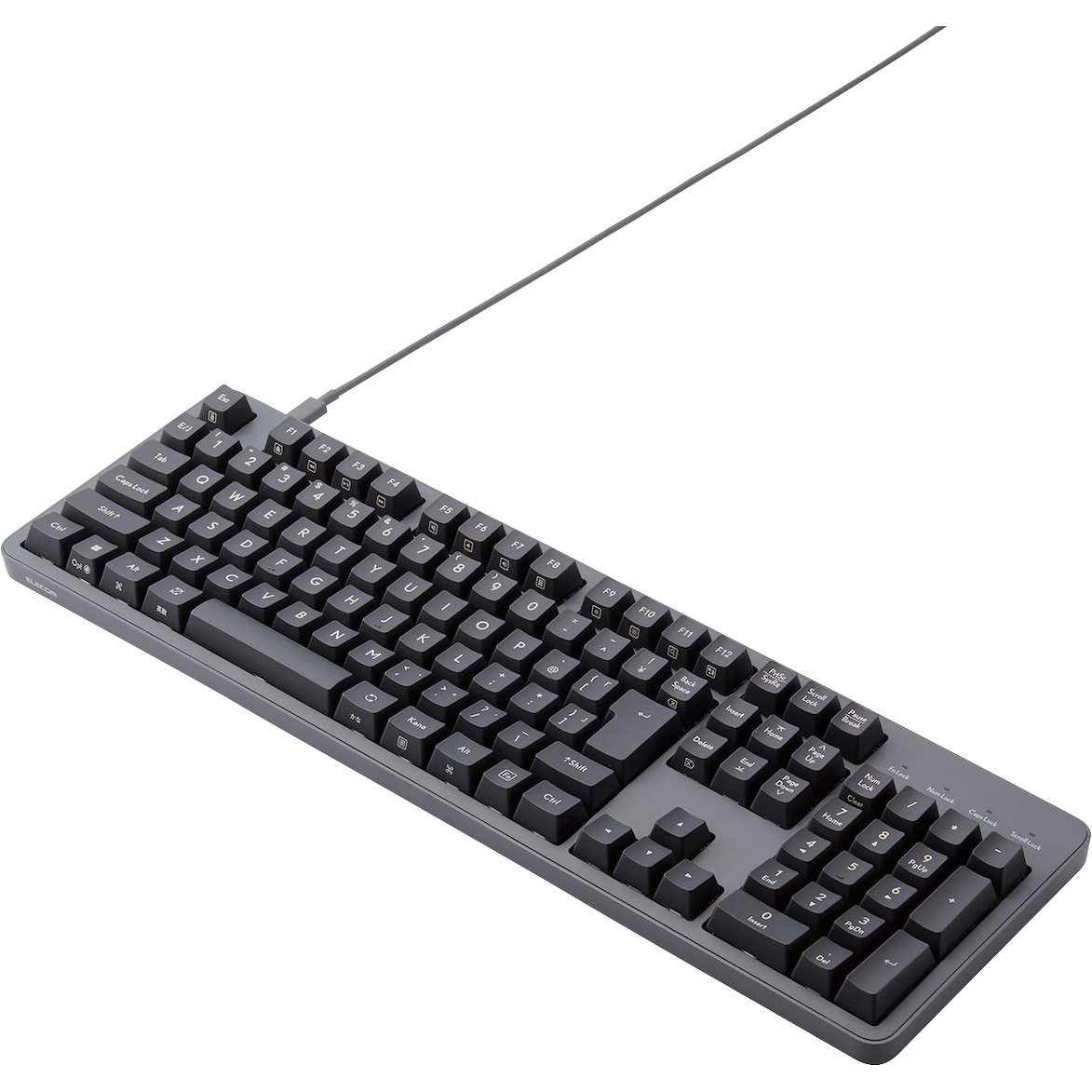 TK-MC50UKLGY/EC キーボード 有線 着脱式USBケーブル メカニカル式(赤