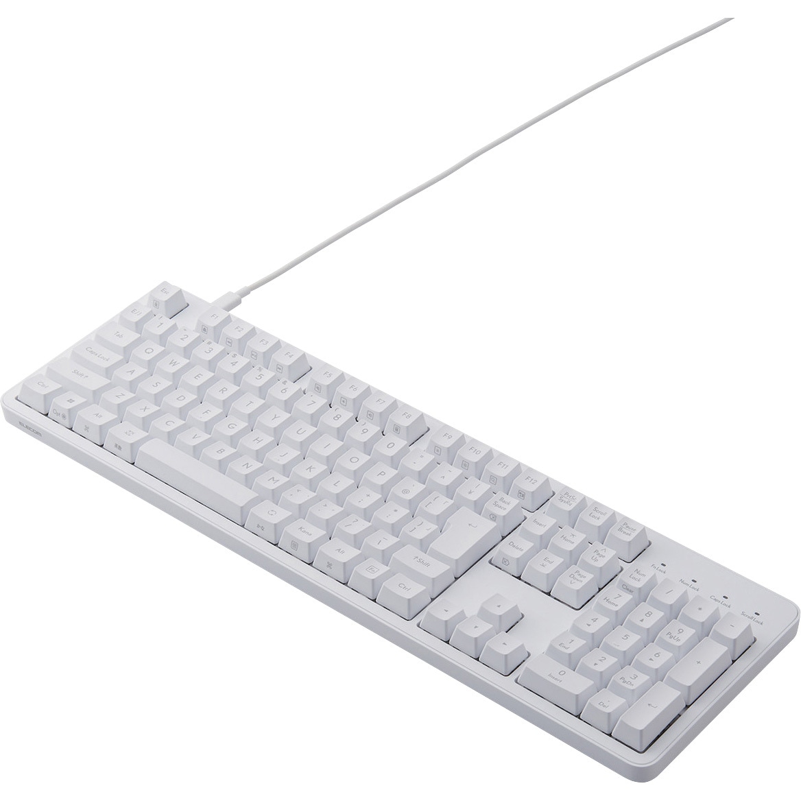 TK-MC50UKTWH キーボード 有線 着脱式USBケーブル メカニカル式(茶軸