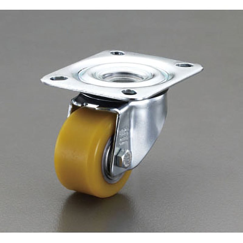 EA986HT-81 60mm キャスター(自在金具・ボールベアリング) エスコ ポリウレタン車輪 許容荷重200daN