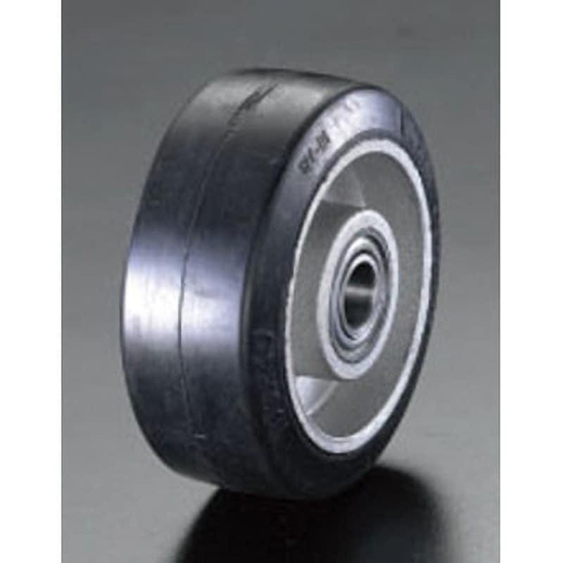 EA986M-140 140x40mm 車輪(ラバータイヤ・アルミホイール) エスコ ボールベアリング