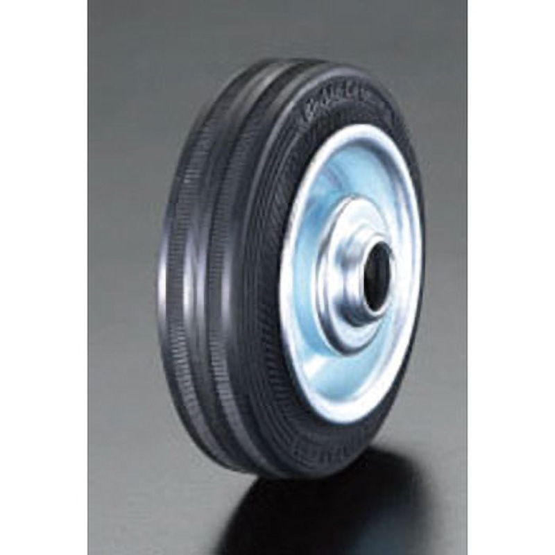 EA986MG-8 280x70mm 車輪(ラバータイヤ・スチールリム・ローラーベアリング エスコ ゴム車輪