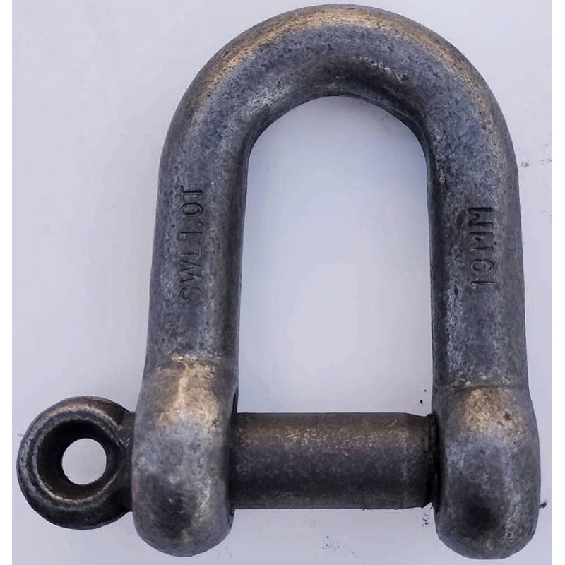 B/SS-38 捻込シャックル(黒) 1個 関西マリーン 【通販モノタロウ】