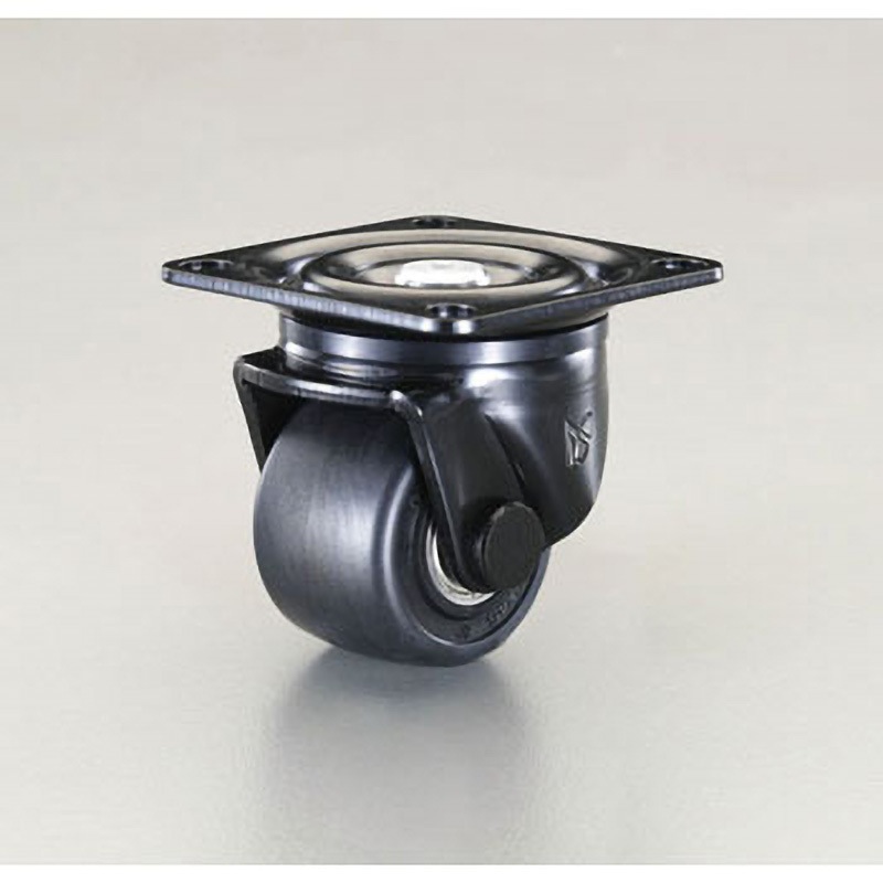 EA986PW-75 75mm キャスター(自在金具・低床超重荷重) エスコ ナイロン車輪