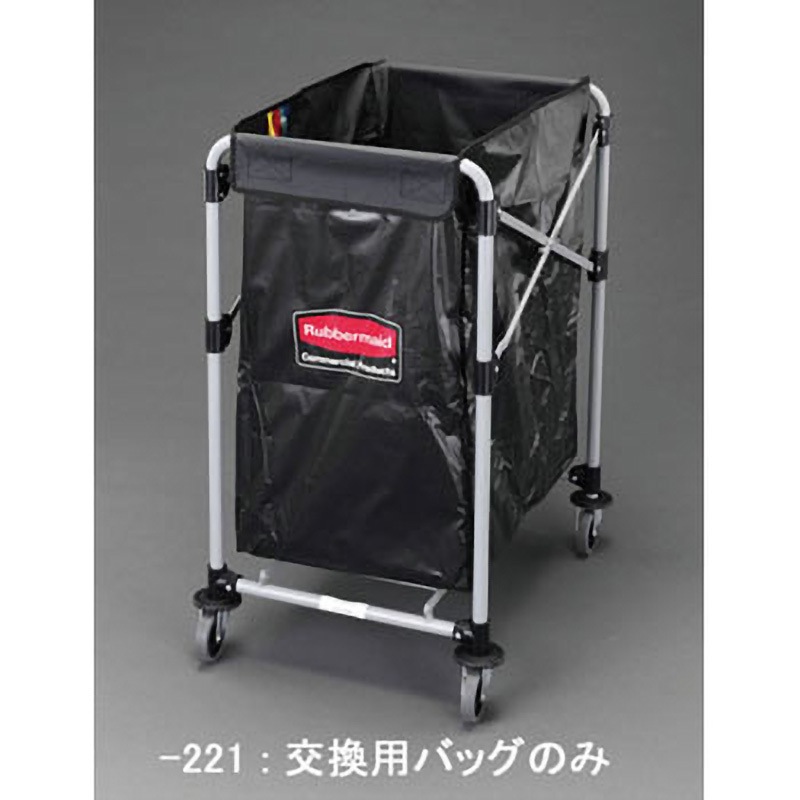 EA995AA-221 569x389x693mm/150L ダストカート用バッグ エスコ 黒色