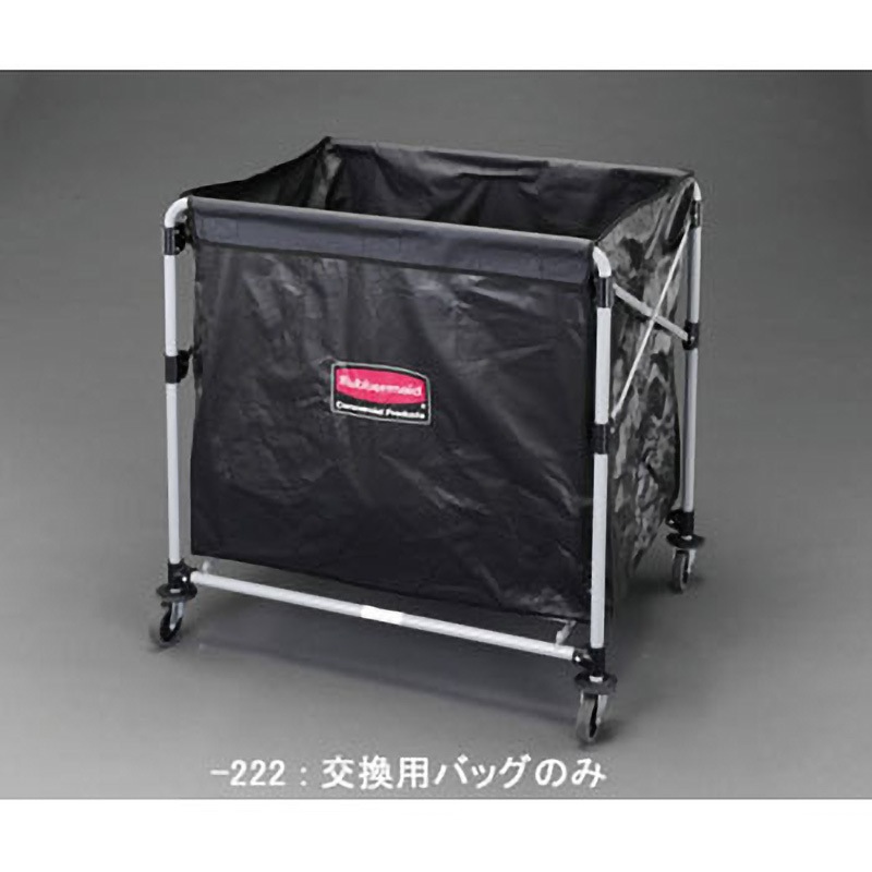 EA995AA-222 569x775x693mm/300L ダストカート用バッグ エスコ 黒色