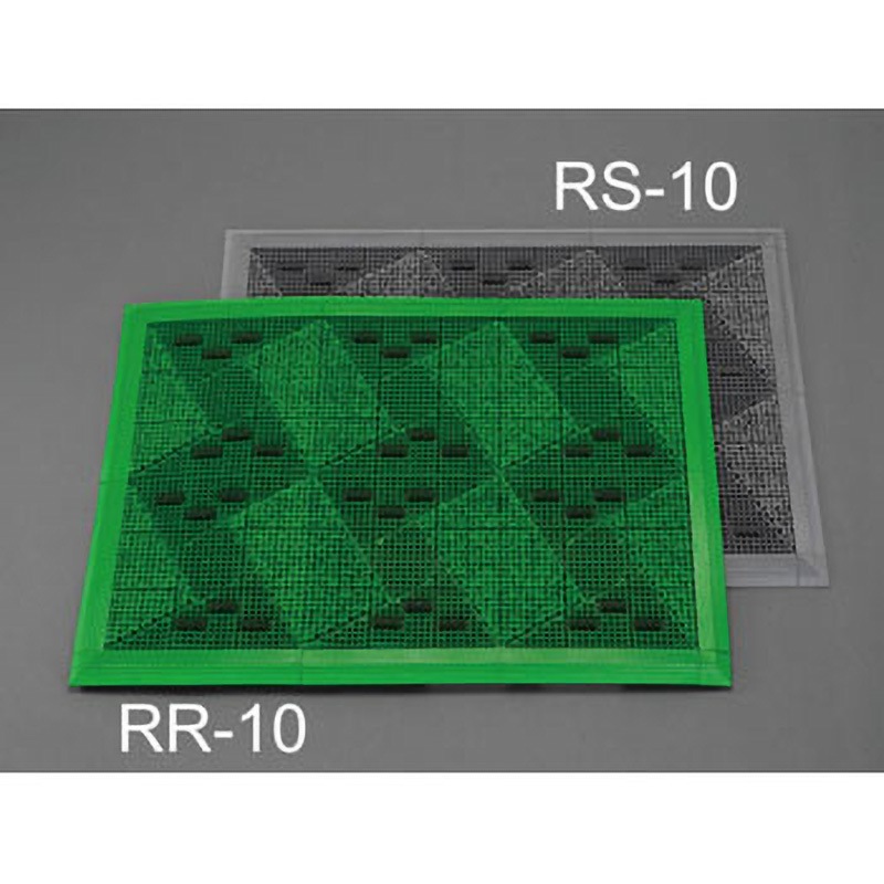 EA997RS-10 700x1000mm 連結ブラシマット(グレー/ふち付) 1個 エスコ 【通販モノタロウ】