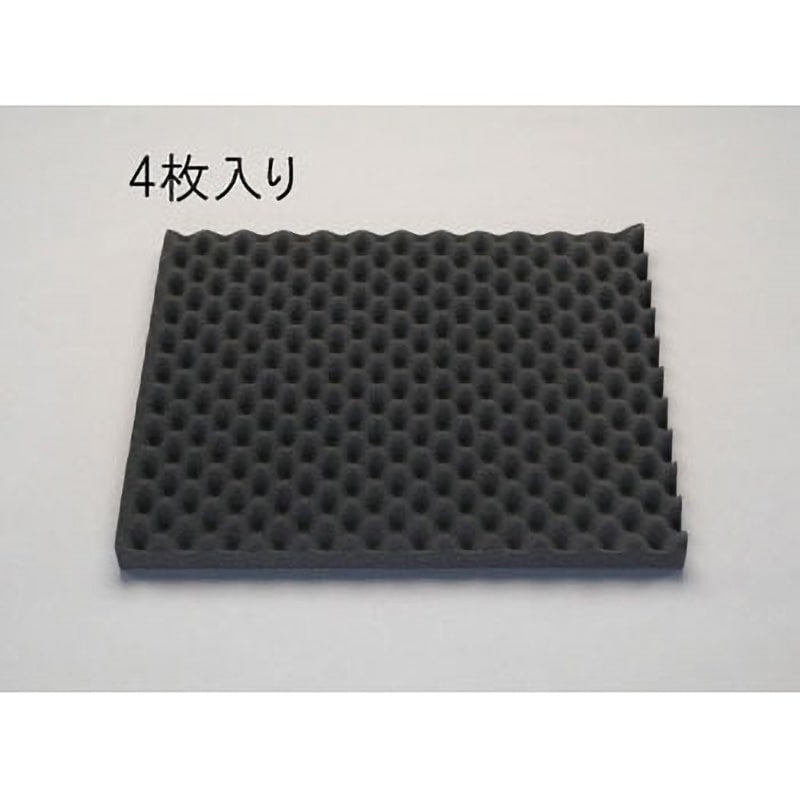 EA997XM-25 500x 600x40mm 軟質ポリウレタンフォーム(4枚) 1個 エスコ 【通販モノタロウ】