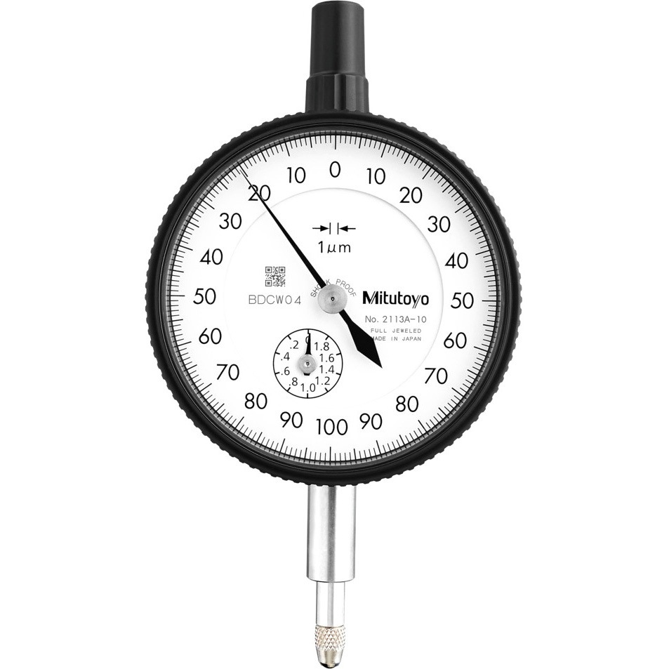 2113A-10(校正企業実施一般校正書・トレーサビリティ体系図付) 標準形ダイヤルゲージ(目量0.001mm) Mitutoyo(ミツトヨ) 測定範囲2mm