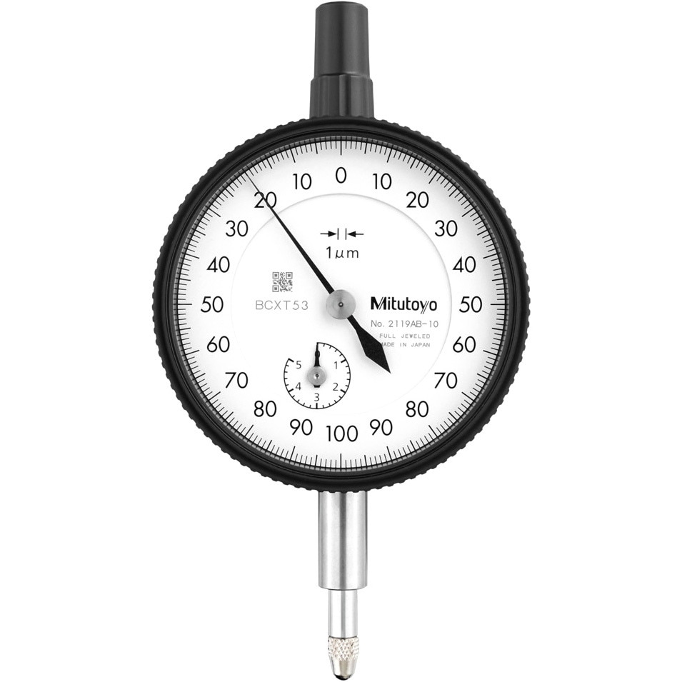 2119AB-10(校正企業実施一般校正書・トレーサビリティ体系図付) 標準形ダイヤルゲージ(目量0.001mm) Mitutoyo(ミツトヨ) バランス目盛/宝石入仕様 測定範囲5mm 21,885円