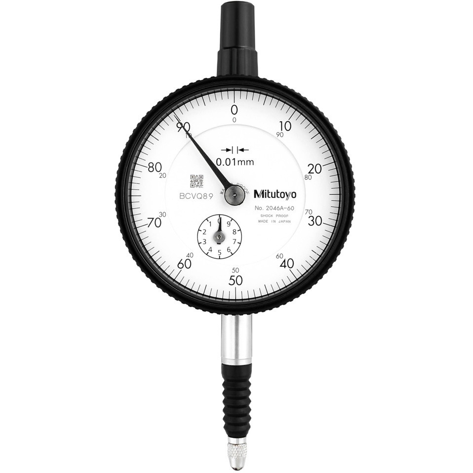 2046A-60(ミツトヨ実施校正書・トレーサビリティ体系図付) 標準形ダイヤルゲージ(目量0.01mm) Mitutoyo(ミツトヨ) 測定範囲10mm