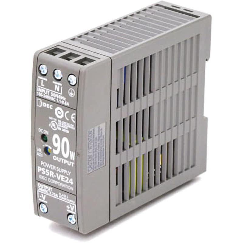 IDEC(アイデック) スイッチング電源 PS5R-V形 240W・24V DINレール取付 AC100~240V PS5R-VG24 - 4