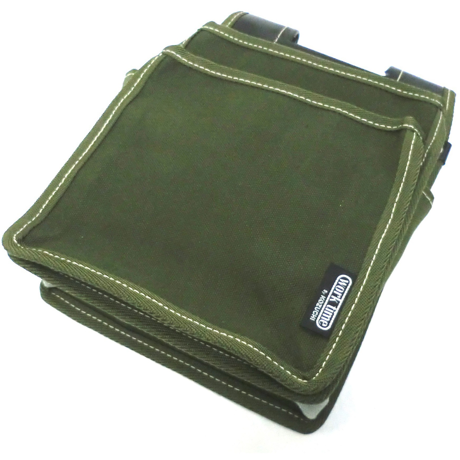 KCT-02BOR 鳶さんの腰袋 コヅチ 2段式 国防色   KCT-02BOR