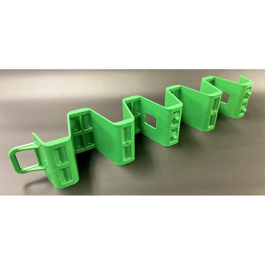 RGG48 反復利用型輪木「輪木王」 サンユー グリーン色  1セット(24本×2箱) RGG48