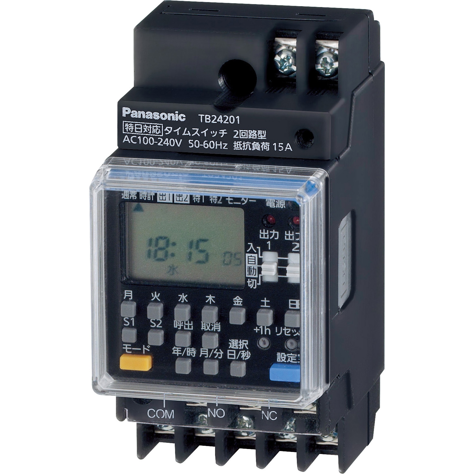 Panasonic タイムスイッチ TB24101 TB24101 協約 年間タイムSW 1回路 Panasonic(パナソニック) 電子式
