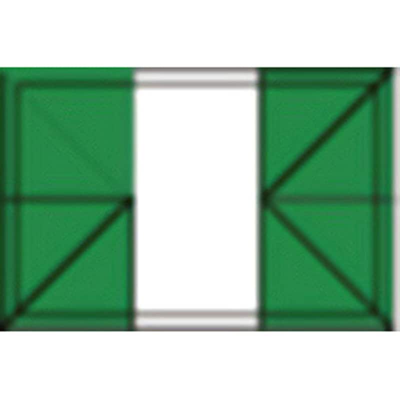 23-GW クイックテント 23用天幕のみ Mr Quick 天幕(緑/白)のみ色 寸法