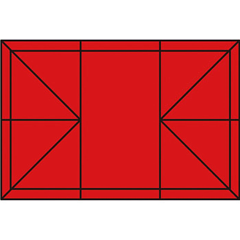 TA-12-AR クイックテント 総アルミタイプフレーム+天幕セット Mr Quick ワンタッチ式(一体型) 赤色 寸法1.8×2.7m  TA-12-AR