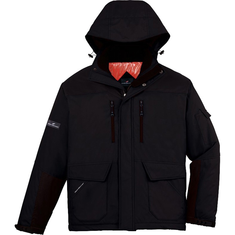 48490 防寒ジャンパー(フード付) 48490 自重堂 オックス ブラック色 L