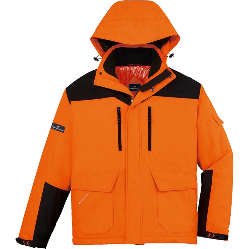 48490 防寒ジャンパー(フード付) 48490 自重堂 オックス オレンジ色 5L