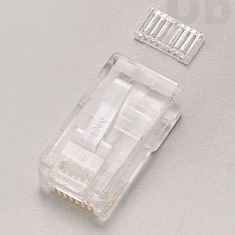 RJ45-TG RJ45、RJ48用モジュラープラグ 1袋 ユーボン 【通販サイト